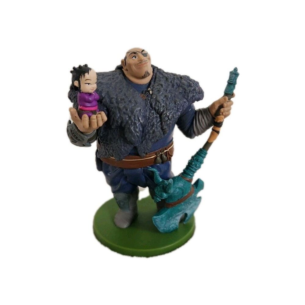 Disney Raya & the Last Dragon Ting & Baby Noi 4" PVC Collectible Figurine EUC